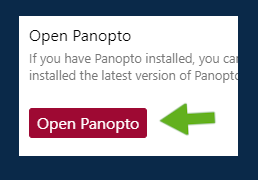 Open Panopto link