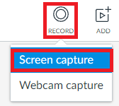 image showing how to launch screen capture