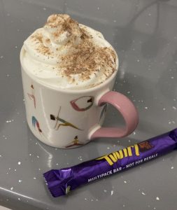 Hot chocolate and a Twirl